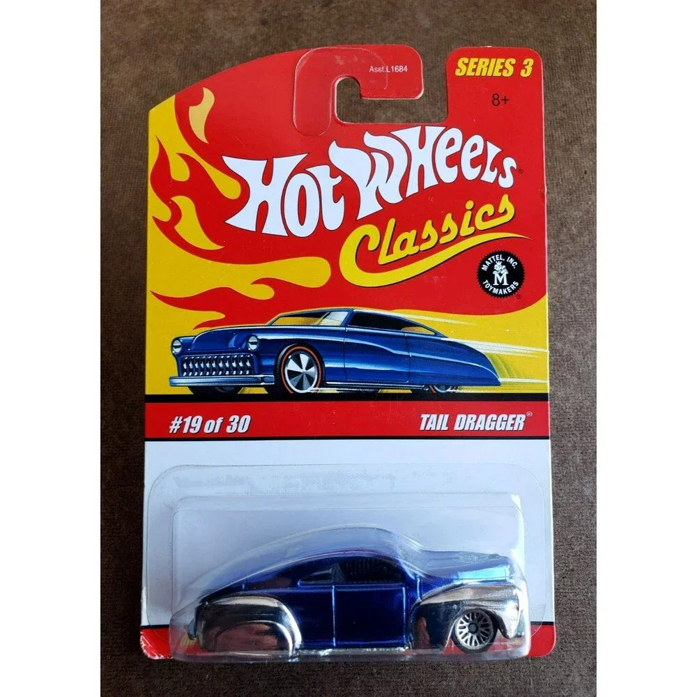 2007 Hot Wheels TAIL DRAGGER CLASSICS SERIES 3 19/30 1:64 Spectraflame BLUE VAR